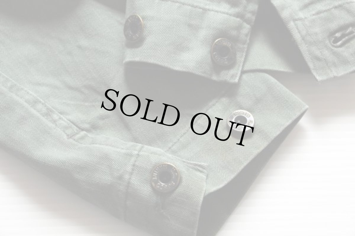 画像6: 40s 米軍 USMC M-41 HBT ヘリンボーンツイル ジャケット 34★カバーオール (6)