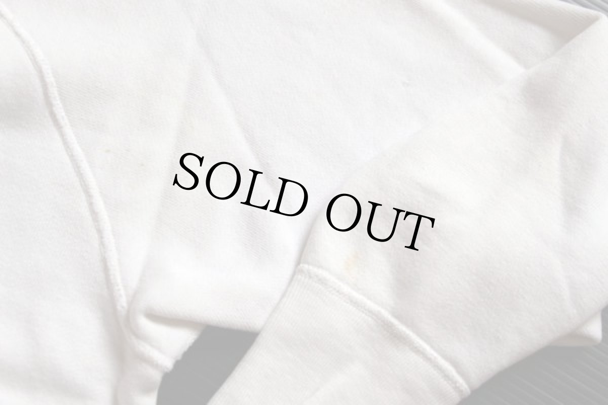 画像5: 60s CAMP WATONKA インディアンヘッド 染み込みプリント スウェット 白 (5)