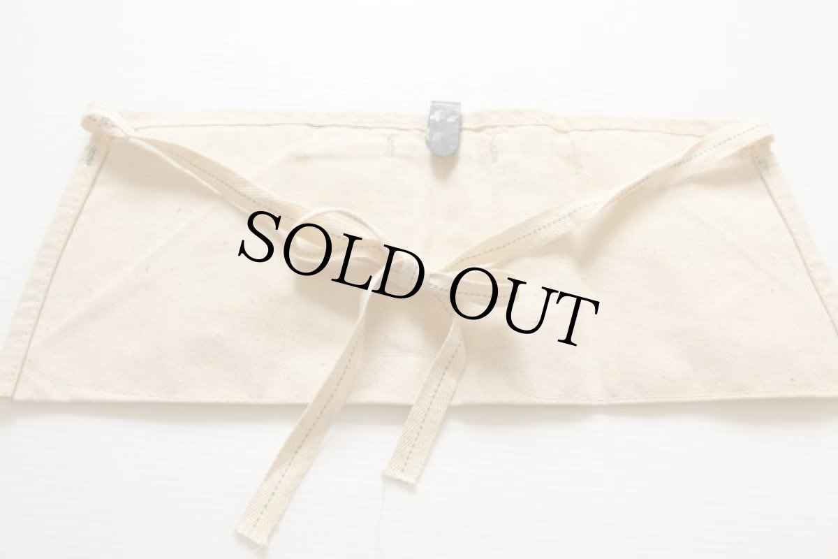 画像2: デッドストック★ビンテージ ADVERTISING SPECIALTIES キャンバス ワークエプロン 生成り (2)