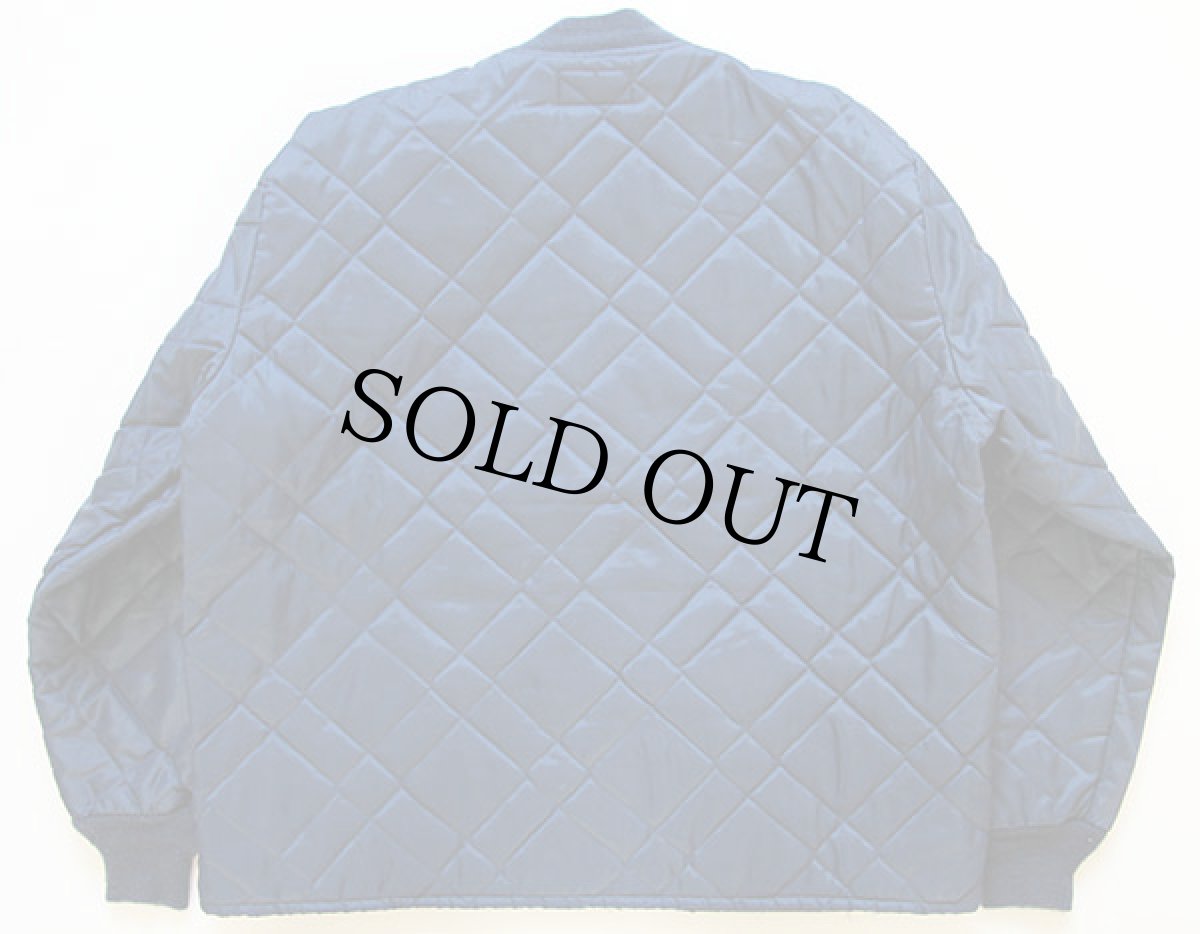 画像2: 80s USA製 OSHKOSH B'GOSH ナイロン キルティングジャケット 紺 XL-R (2)