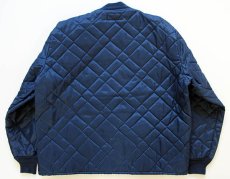 画像2: 80s USA製 OSHKOSH B'GOSH ナイロン キルティングジャケット 紺 XL-R (2)