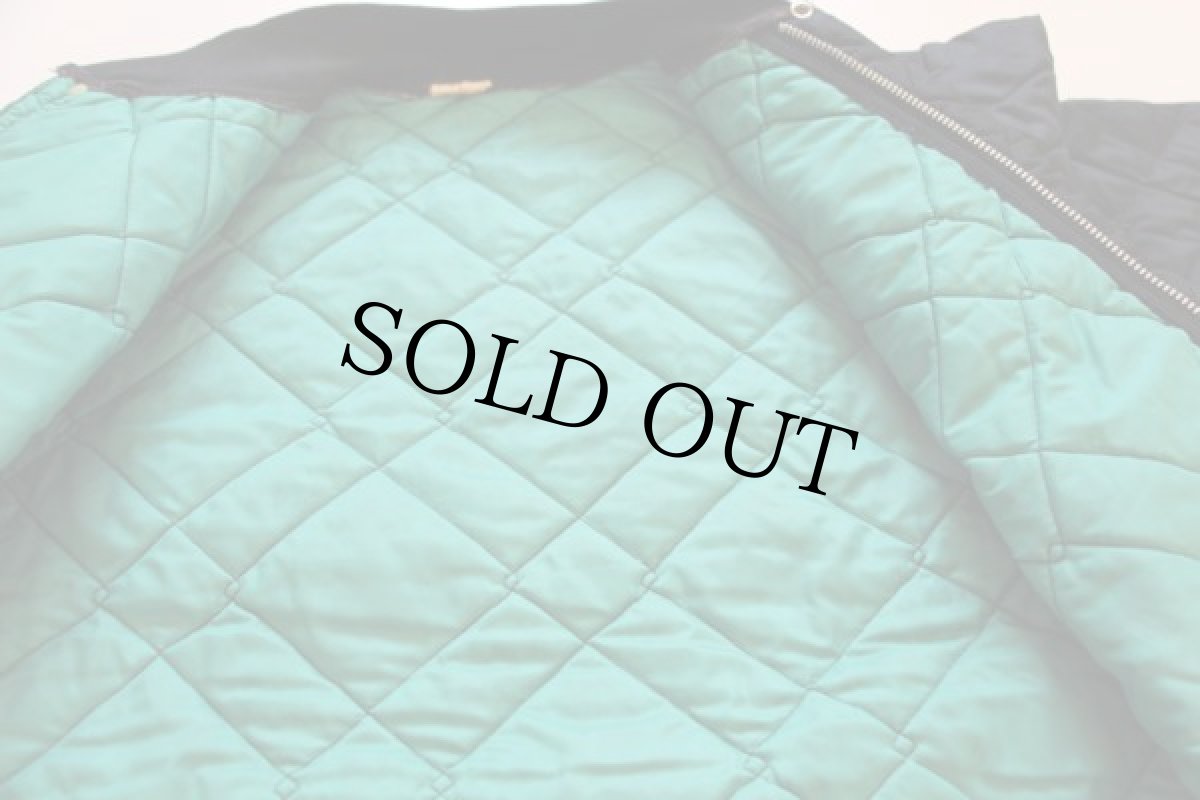 画像3: 70s UNKNOWN キルティングジャケット 黒 (3)