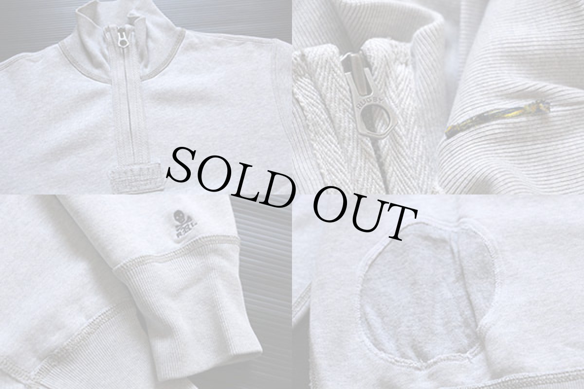 画像3: 00s RUGBY ラルフローレン ハイネック ハーフジップ スウェット グレー (3)