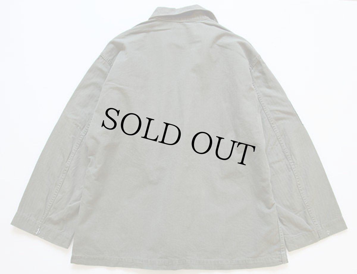 画像2: 40s 米軍 U.S.ARMY パッチ付き M-43 HBT ヘリンボーンツイルジャケット 40R (2)