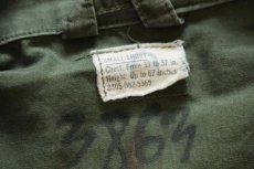 画像4: 60s 米軍 U.S.ARMY ジャングルファティーグジャケット ノンリップ 3rd S-S (4)