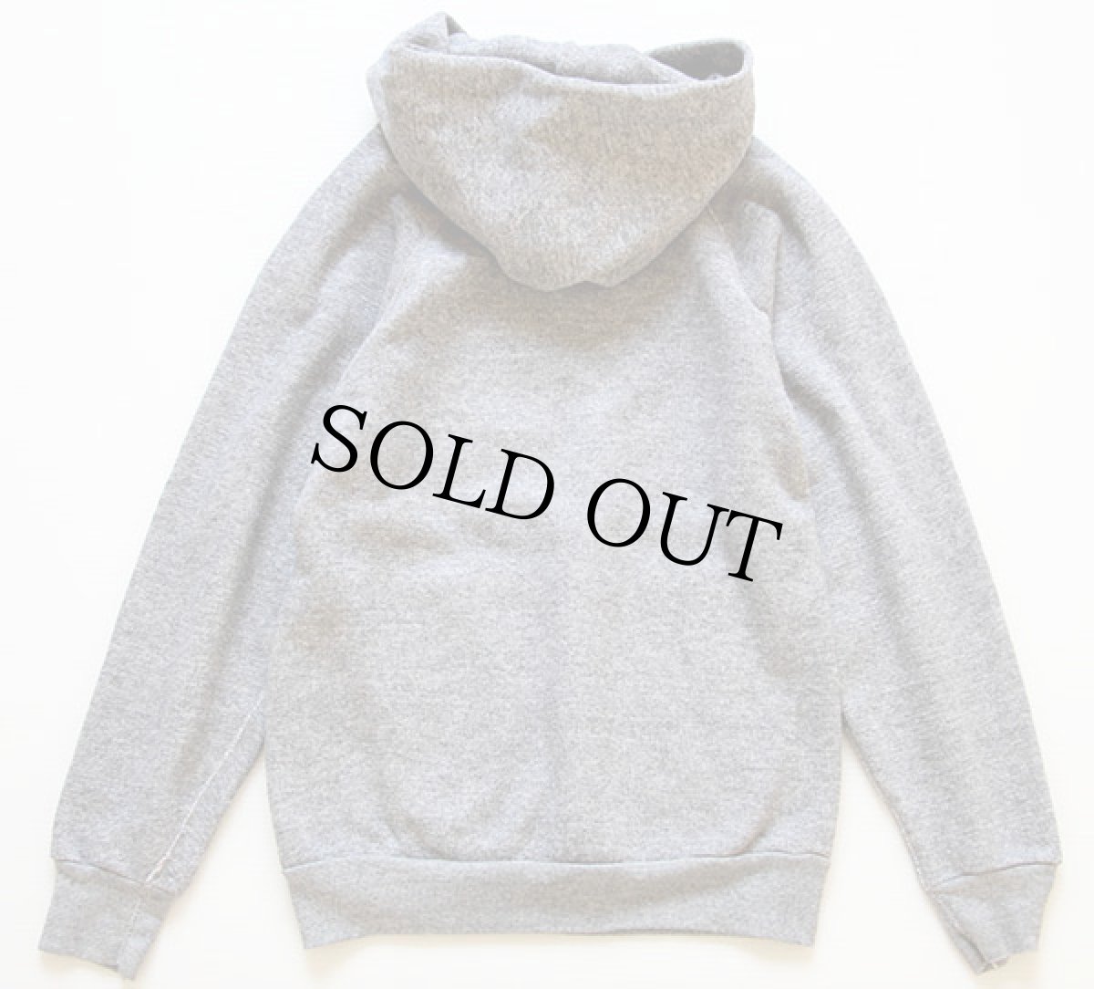 画像2: 80s USA製 DISCUS WISCONSIN バッキー スウェットパーカー 杢グレー S (2)