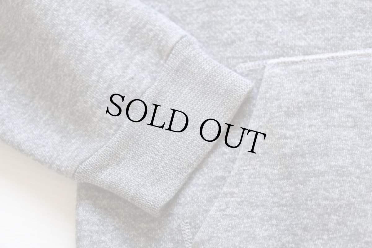 画像4: 80s UNKNOWN 無地 スウェットパーカー 杢グレー (4)