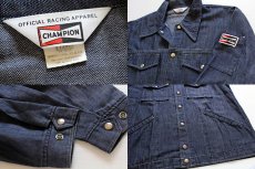 画像3: 70s CHAMPION SPARK PLUG チャンピオン プラグ パッチ付き デニムジャケット XL (3)