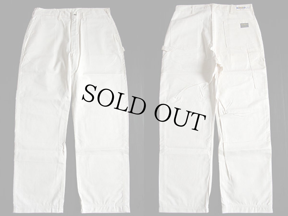 画像2: デッドストック★80s USA製 OSHKOSH B'GOSH ペインターパンツ 生成り 36 (2)