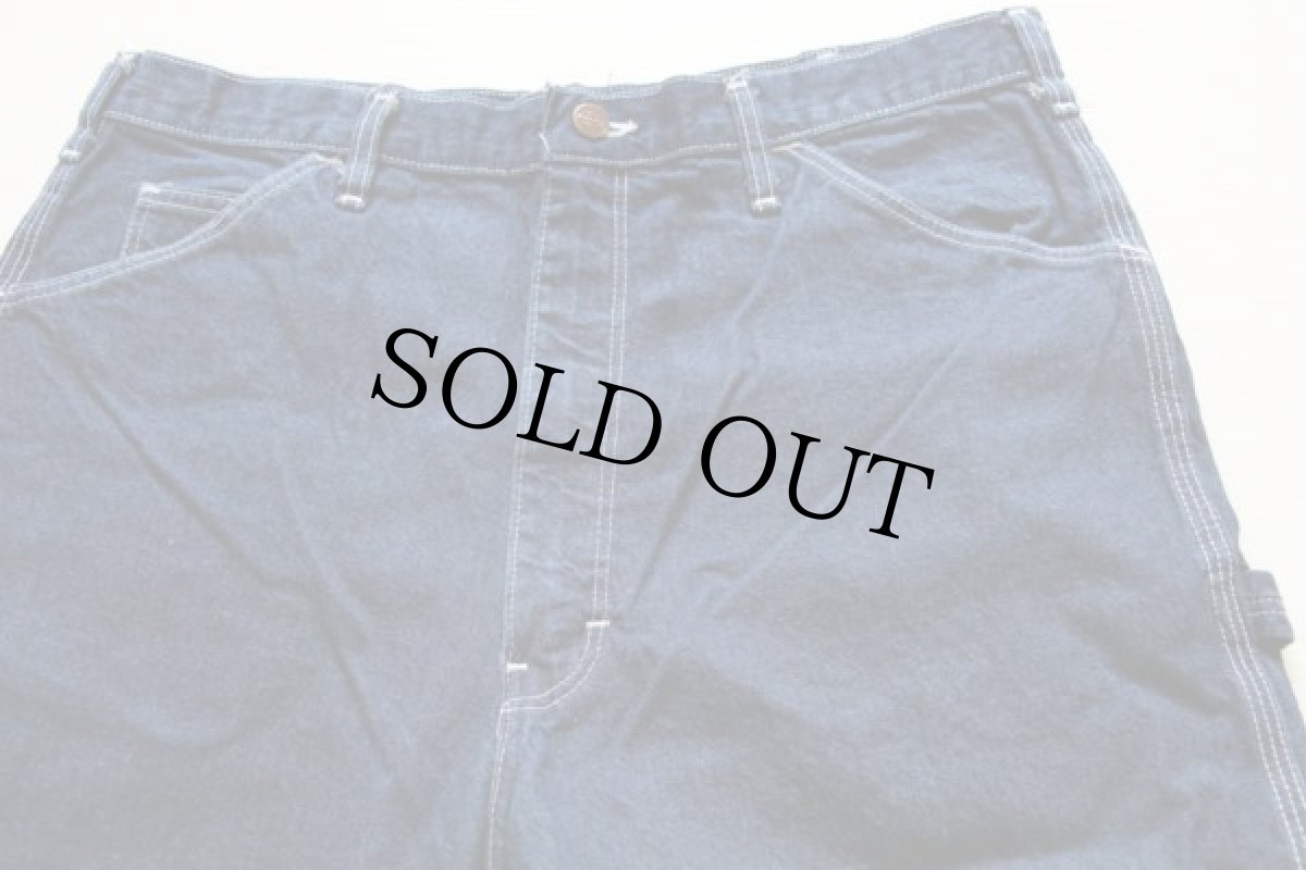 画像2: 90s USA製 Dickiesディッキーズ デニム ペインターパンツ 36×34 (2)