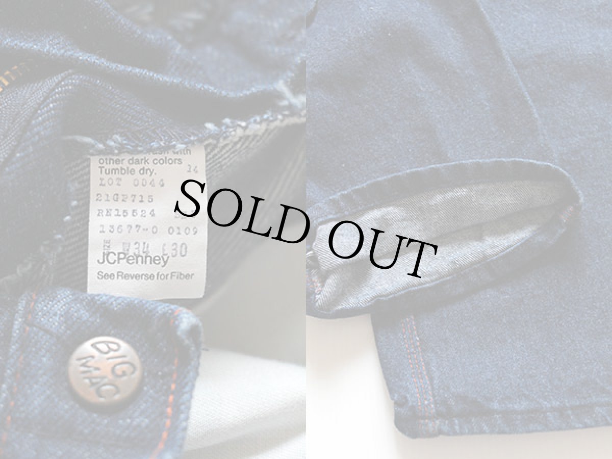 画像3: 80s JCPenney BIGMACビッグマック デニム ペインターパンツ w34 L30 (3)