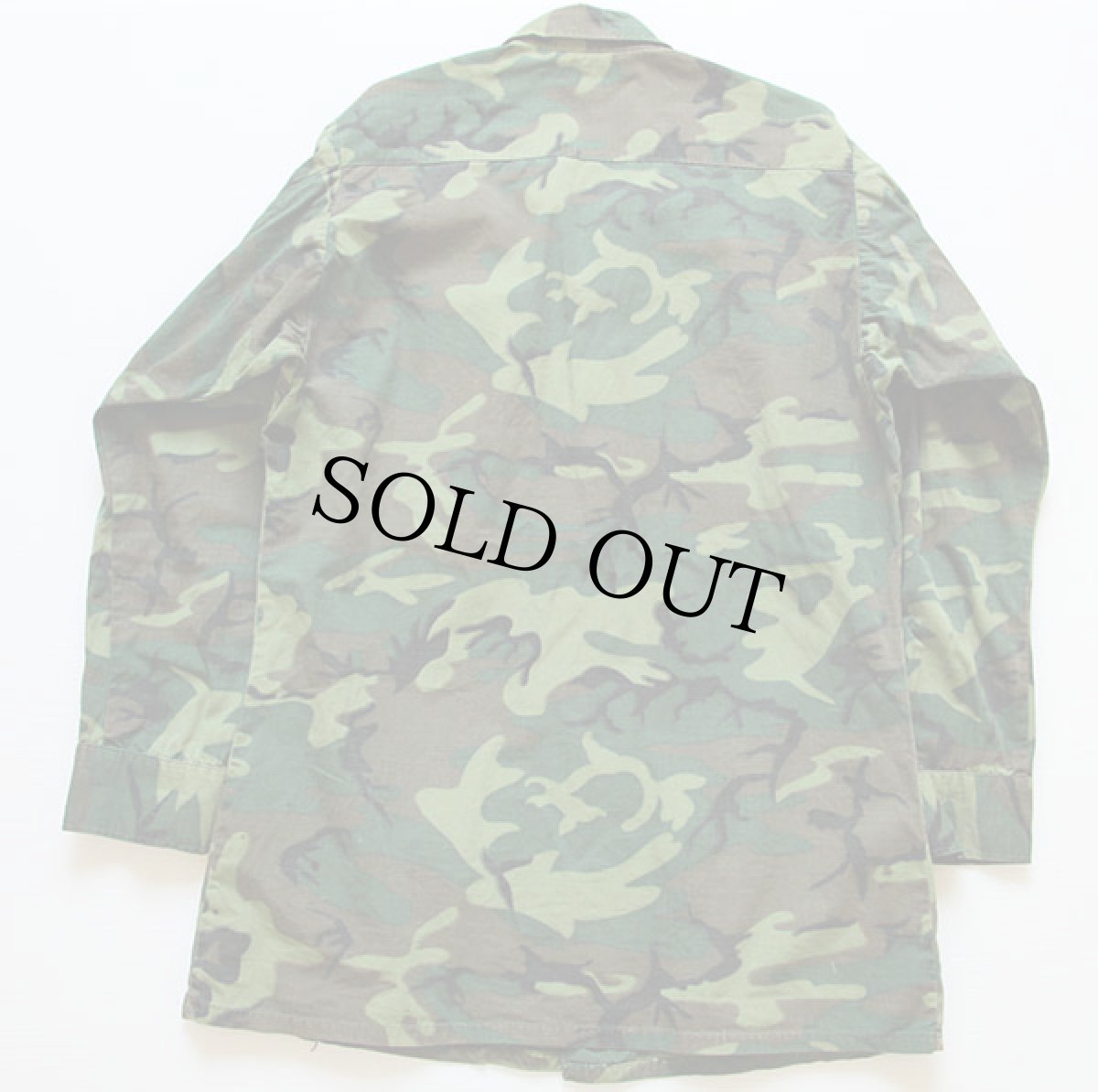 画像2: 60s 米軍 U.S.ARMY ERDL グリーンリーフカモ ジャングルファティーグジャケット S-L (2)