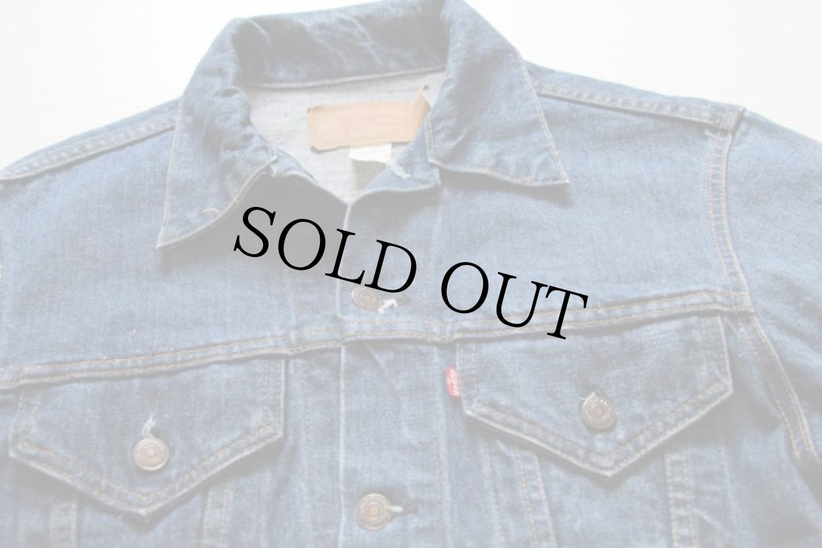 画像3: 70s USA製 Levi'sリーバイス 71205 デニムジャケット 42L★ロング (3)