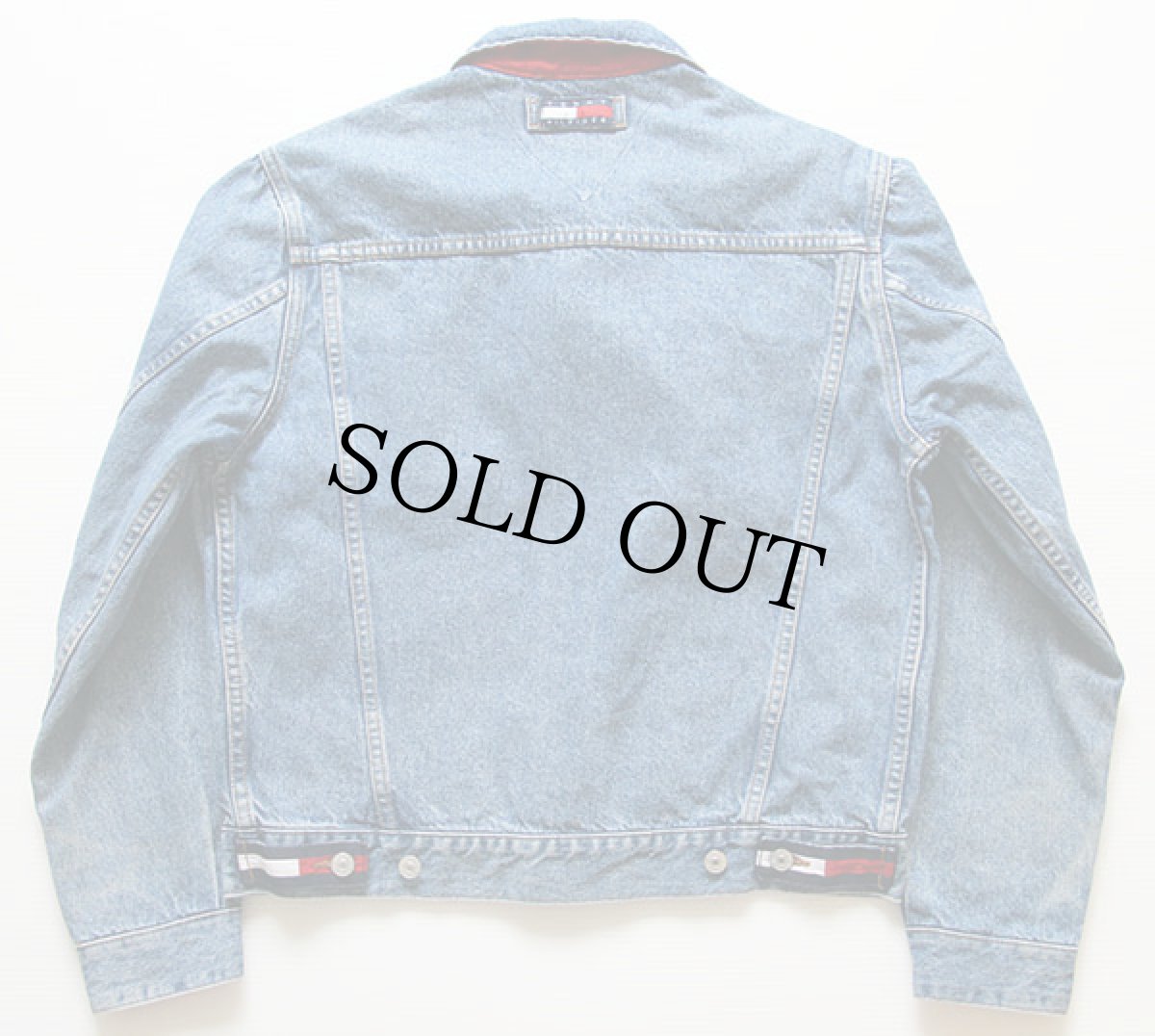 画像2: 90s TOMMY HILFIGERトミーヒルフィガー デニムジャケット S (2)