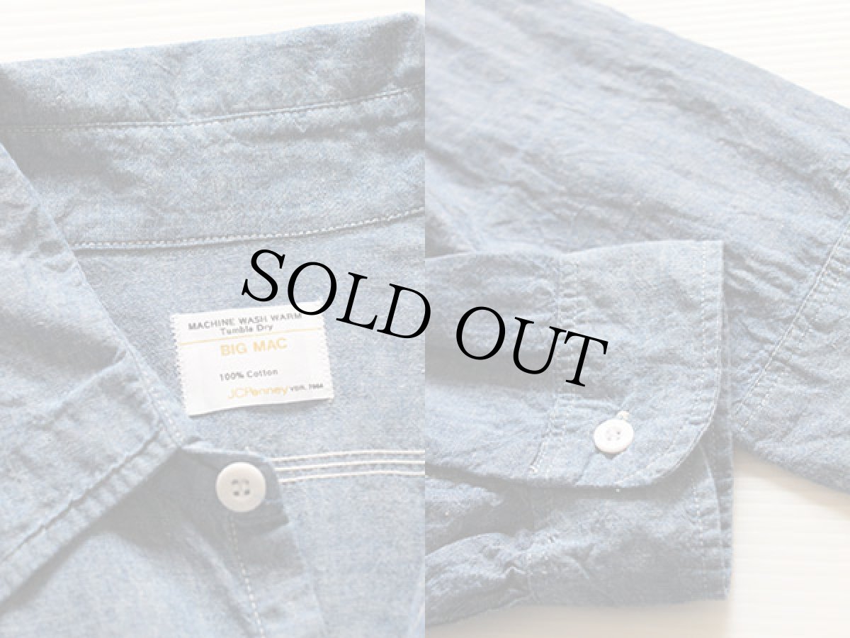 画像3: 70s JCPenney BIGMACビッグマック シャンブレーシャツ L (3)