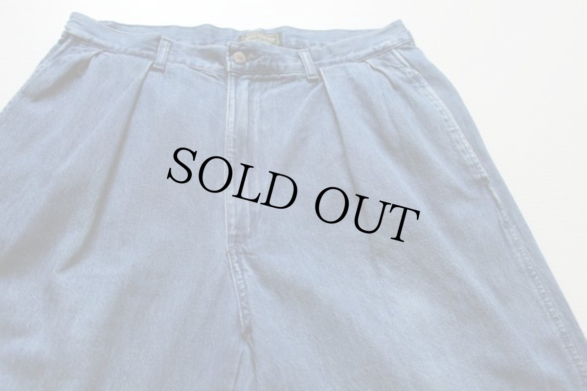 画像2: 80s USA製 ポロ カントリー ラルフローレン デニム トラウザーズ w32 L30 (2)