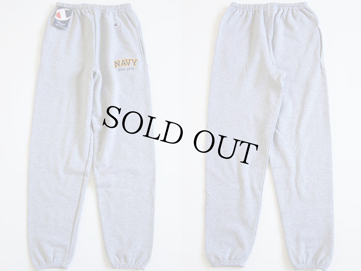 画像2: デッドストック★00s Championチャンピオン NAVY スウェットパンツ グレー M (2)