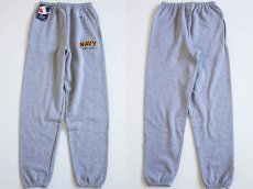 画像2: デッドストック★00s Championチャンピオン NAVY スウェットパンツ グレー M (2)