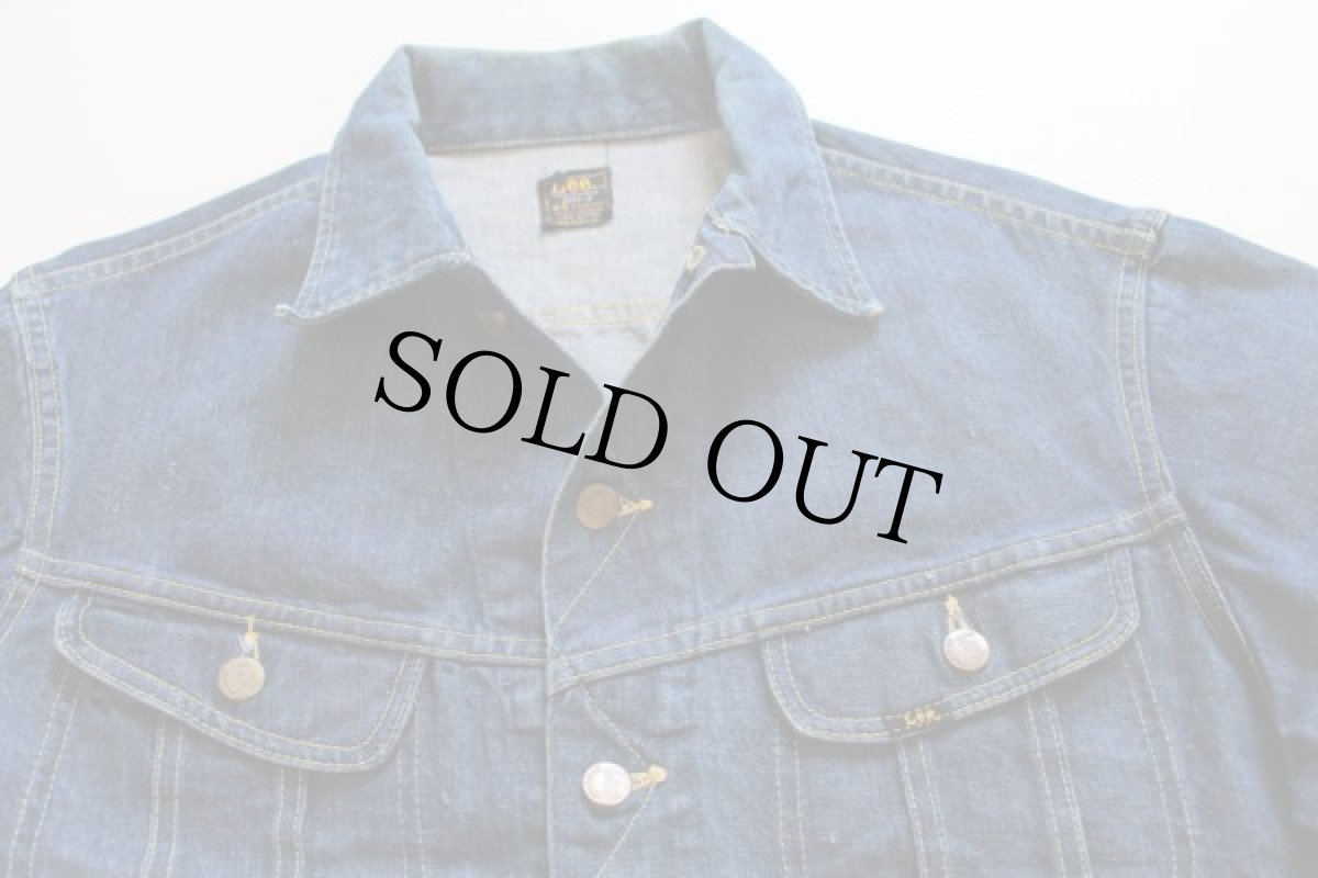 画像4: 60s USA製 Leeリー 101-J デニムジャケット 44R (4)