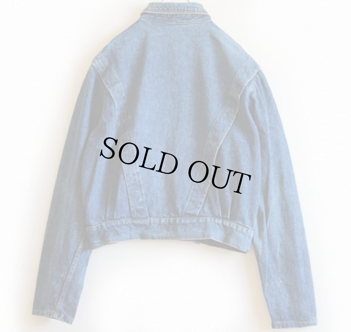 画像2: 80s イタリア製 FASHION CLUB デザイン デニムジャケット M (2)