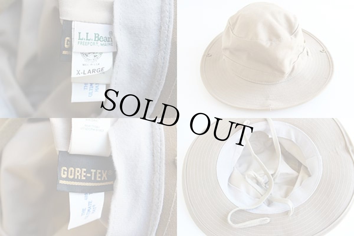 画像3: 90s USA製 L.L.Bean ULTIMATE HAT GORE-TEXゴアテックス ハット カーキ XL (3)