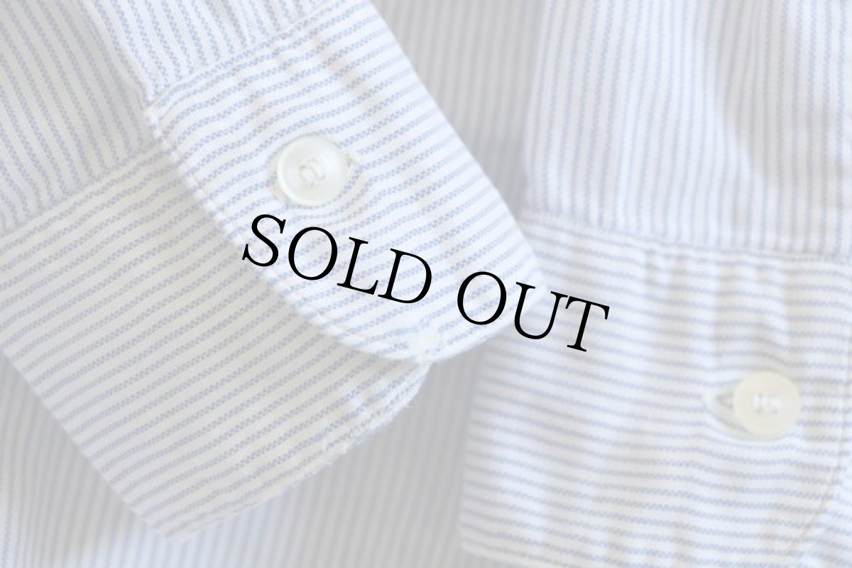 画像6: 50s USA製 ARROW マチ付き ストライプ オックスフォード コットンシャツ (6)