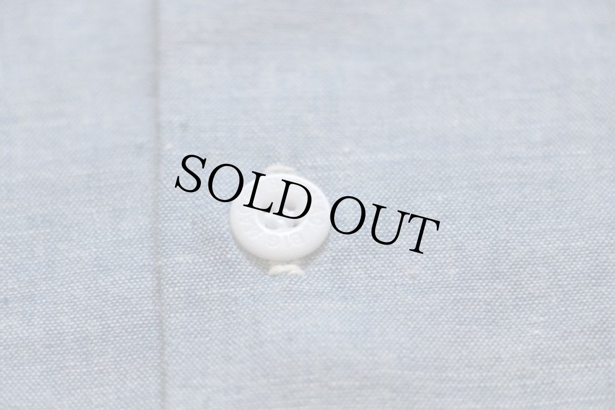 画像6: デッドストック★80s USA製 BIGMACビッグマック 半袖 コットン シャンブレーシャツ XL (6)