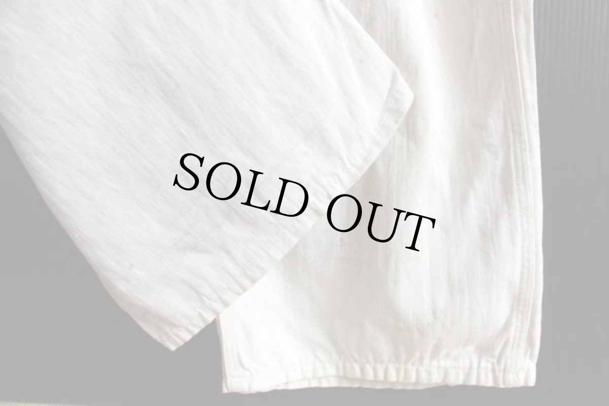 画像7: 50s COWDEN HBT ヘリンボーンツイル オールインワン ホワイト 36★つなぎ A (7)