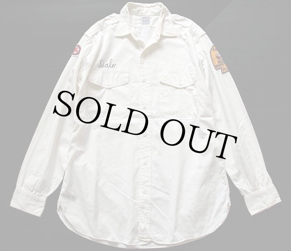 50s Elbeco チェーン刺繍&インディアンパッチ&マチ付き コットン