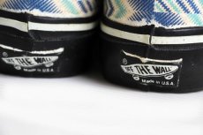画像7: 90s USA製 VANSバンズ 総柄 スリッポン 6.5★スニーカー (7)