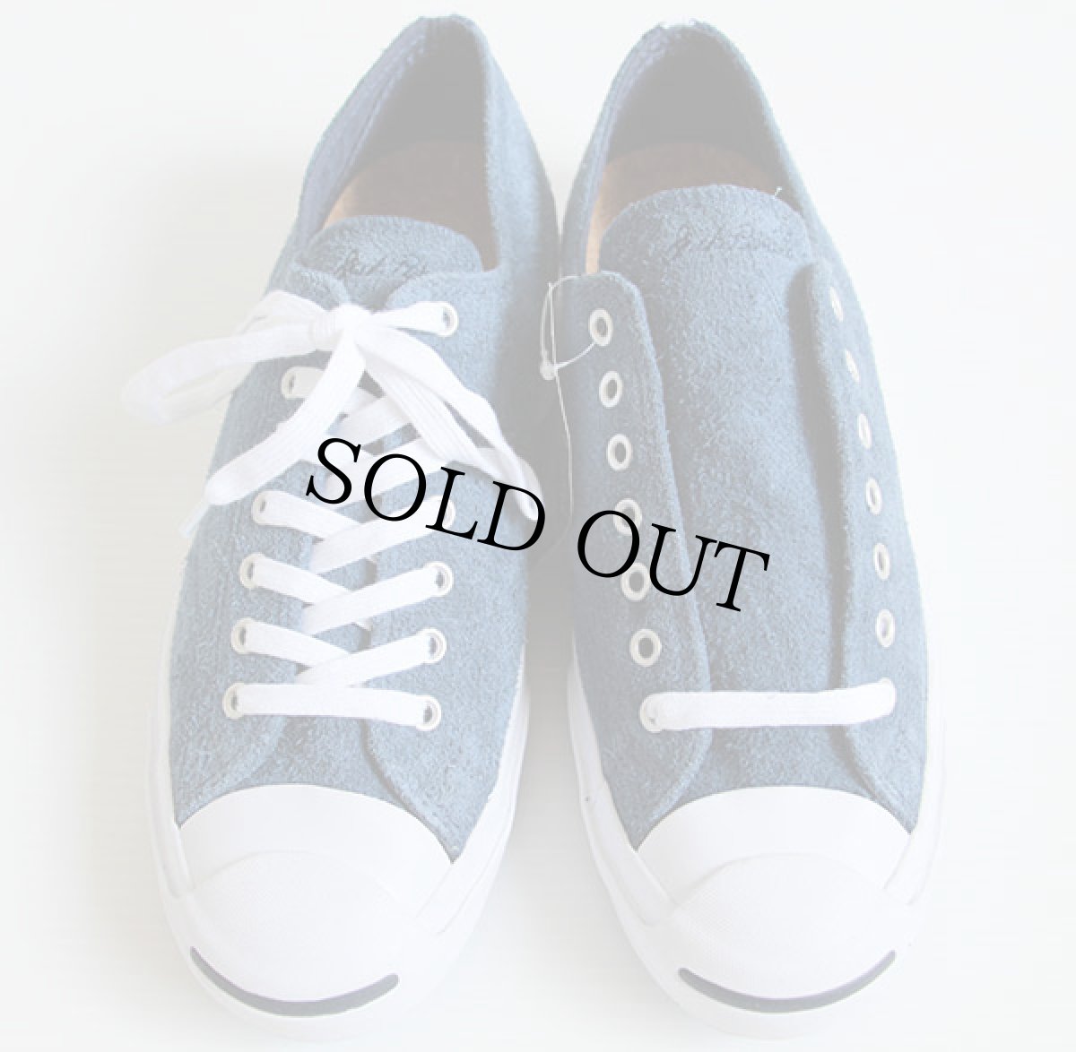 画像3: 未使用★CONVERSEコンバース ジャックパーセル スエードレザー 紺 10 (3)