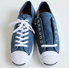 画像3: 未使用★CONVERSEコンバース ジャックパーセル スエードレザー 紺 10 (3)