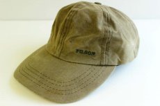 画像1: 80s USA製 FILSONフィルソン オイルドコットン キャップ (1)