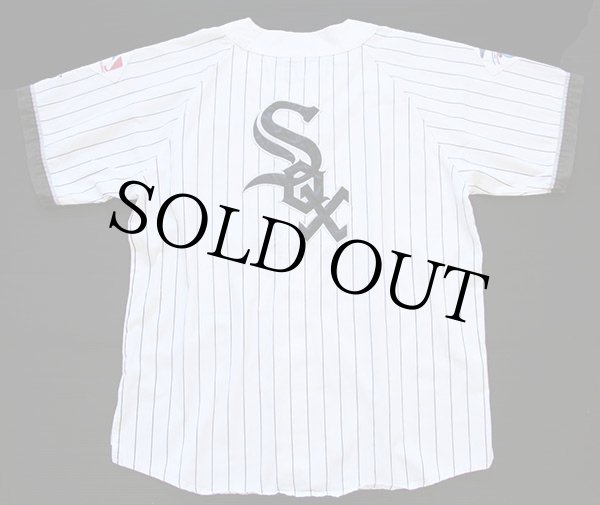 90s STARTERスターター MLB WHITE SOXホワイトソックス ピンストライプ