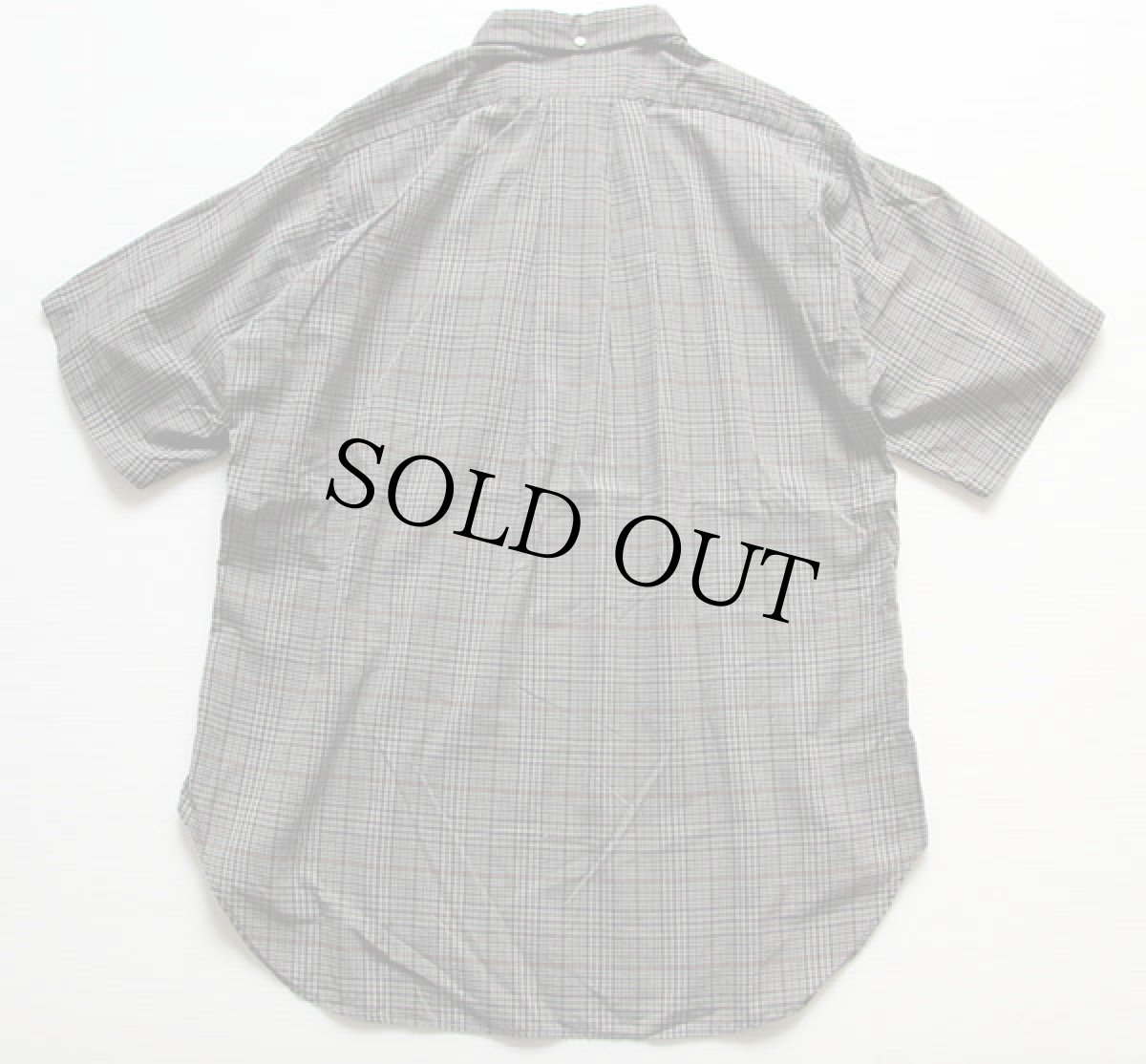 画像2: 60s McGREGORマクレガー チェック 三点留め ボタンダウン プルオーバー 半袖 コットンシャツ ML (2)