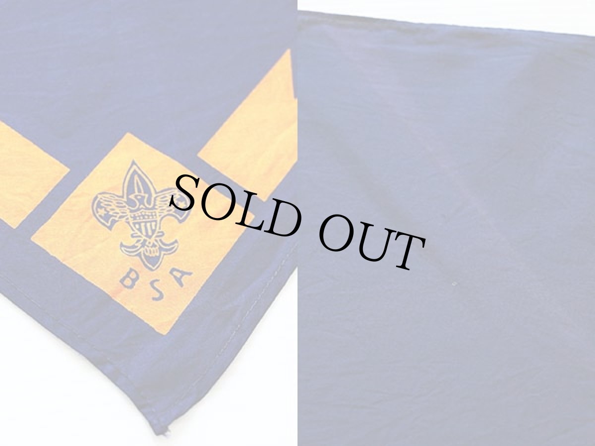 画像3: ビンテージ BSA ボーイスカウト ネッカチーフ 紺 (3)