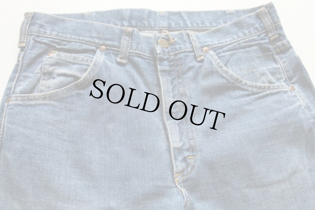 画像2: 70s USA製 Leeリー ブーツカット デニムパンツ w33 (2)