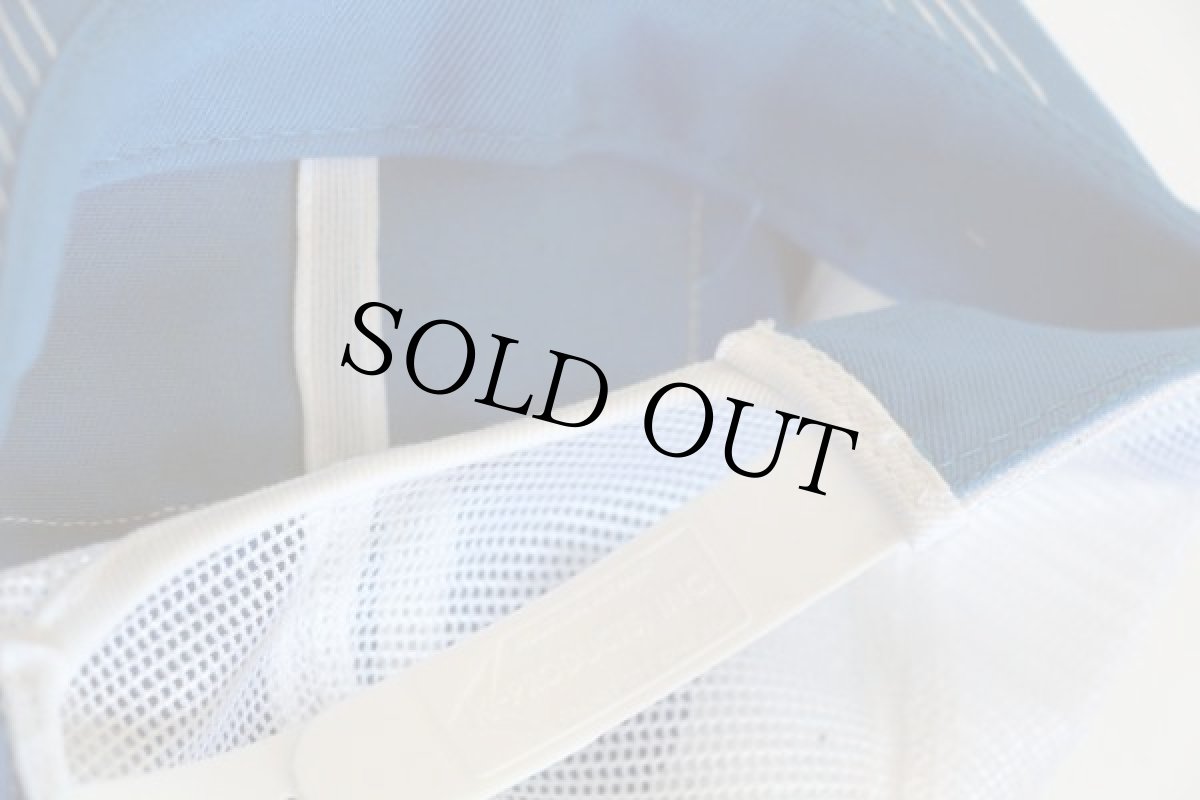 画像3: 80s STANDARD パッチ付き メッシュキャップ 青×白 (3)