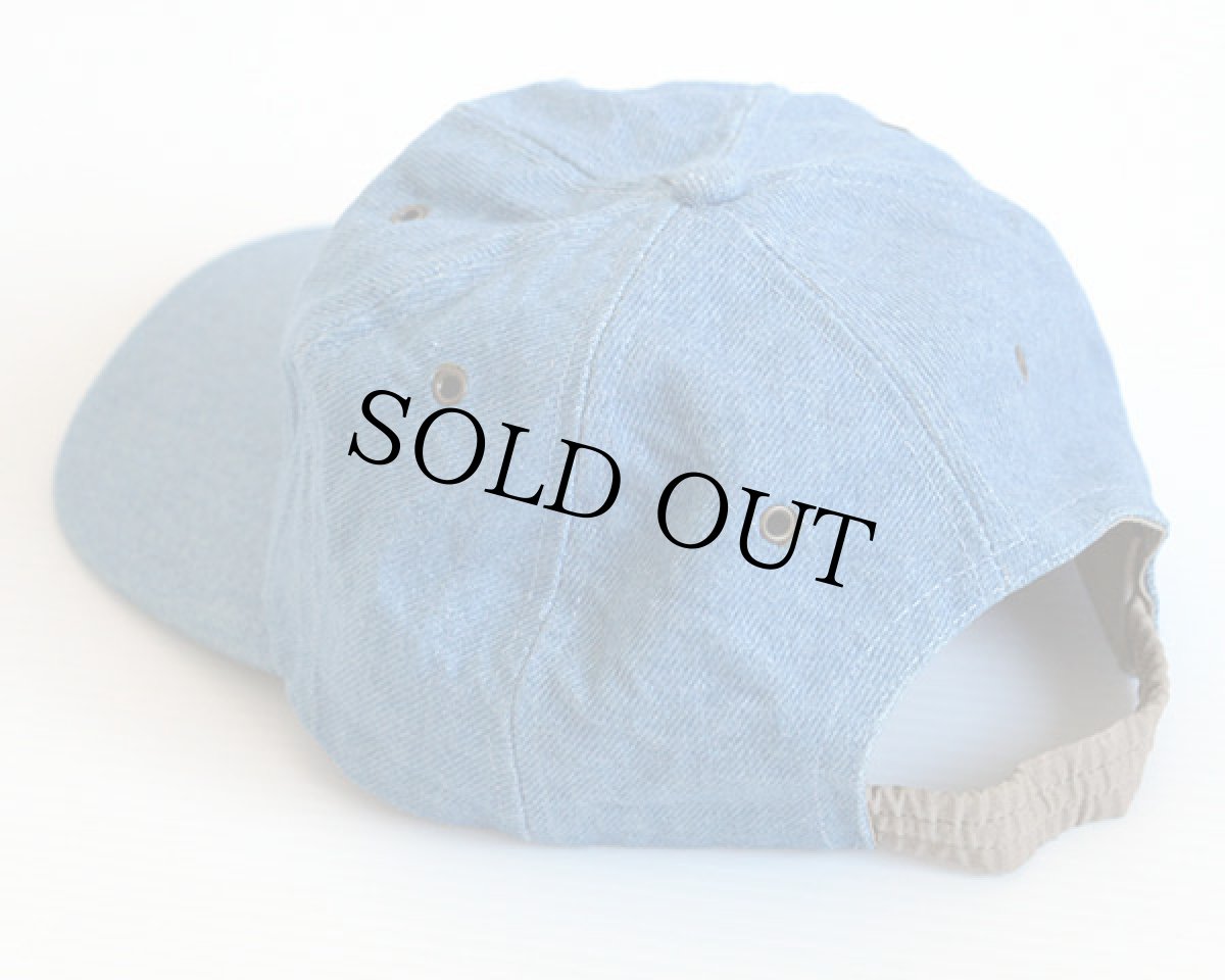 画像2: 90s USA製 Disneyディズニー ミッキー マウス 刺繍 デニムキャップ (2)