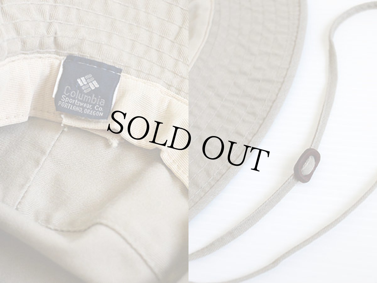 画像3: 90s USA製 Columbiaコロンビア ブーニーハット カーキ L (3)