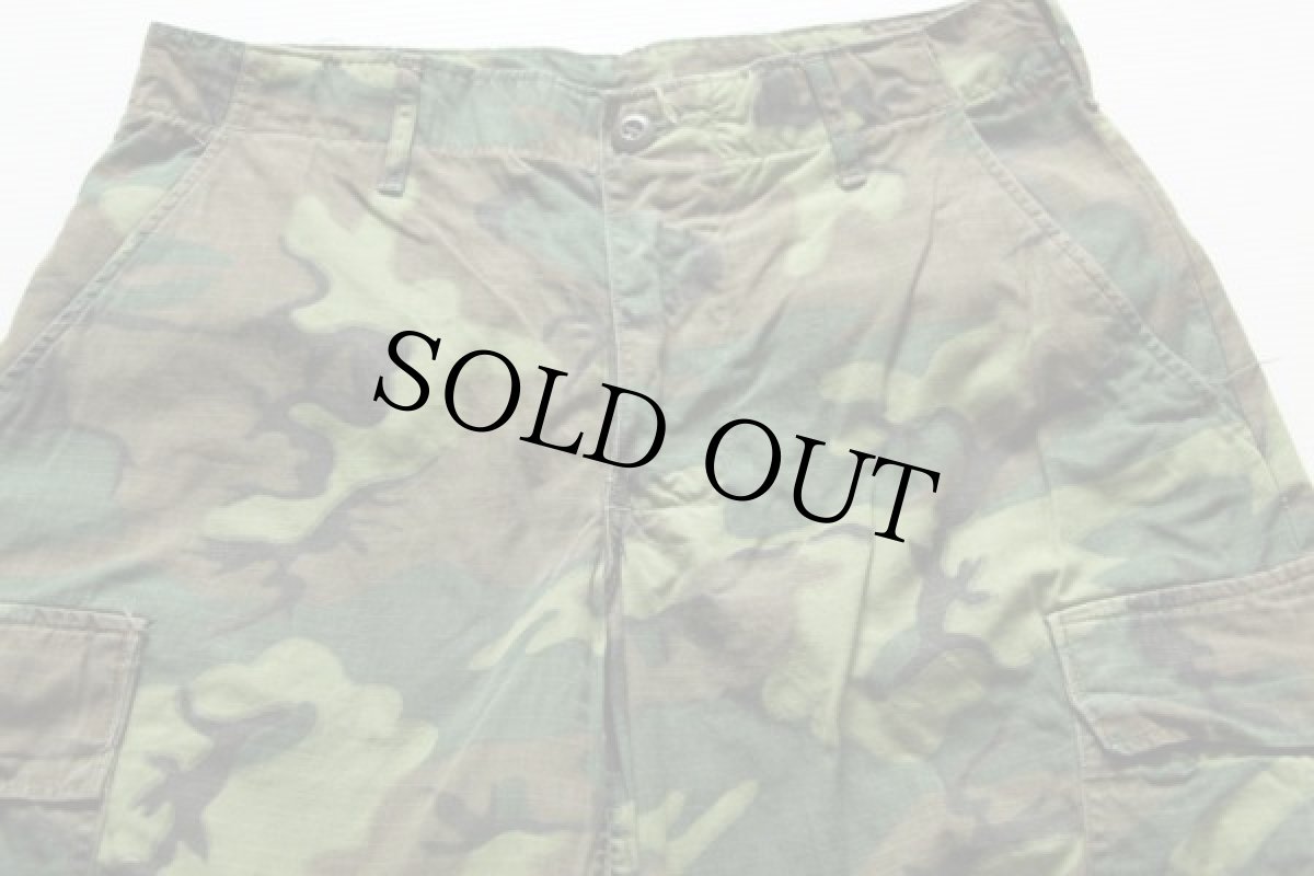 画像2: 60s 米軍 U.S.ARMY ERDL グリーンリーフカモ ジャングルファティーグパンツ S-S (2)