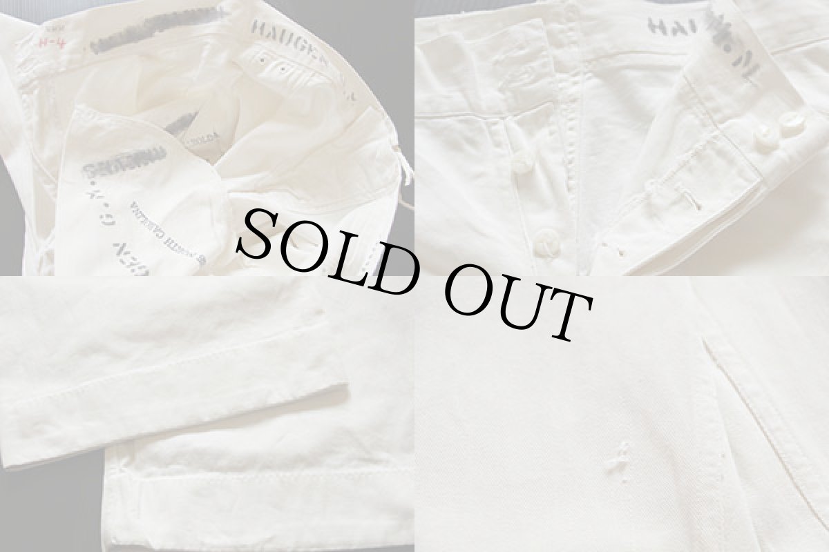 画像3: ビンテージ 米軍 U.S.NAVY コットン セーラーパンツ ホワイト (3)