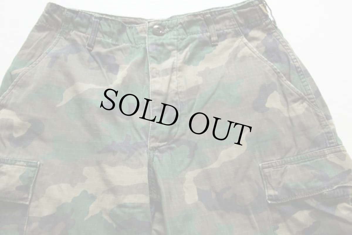 画像2: 80s 米軍 LC-1 リーフカモ カーゴパンツ S-R (2)