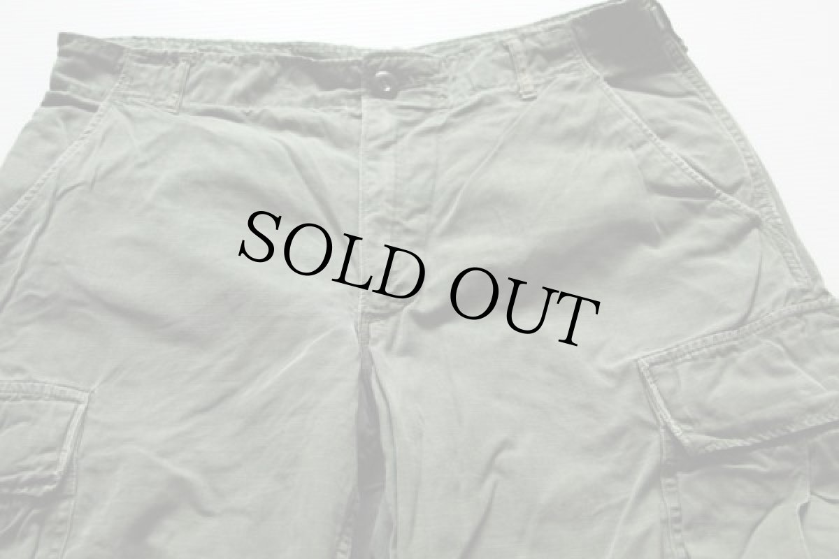 画像2: 60s 米軍 U.S.ARMY ジャングルファティーグパンツ S-R (2)