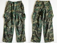 画像1: 80s 米軍 LC-1 リーフカモ カーゴパンツ S-R (1)