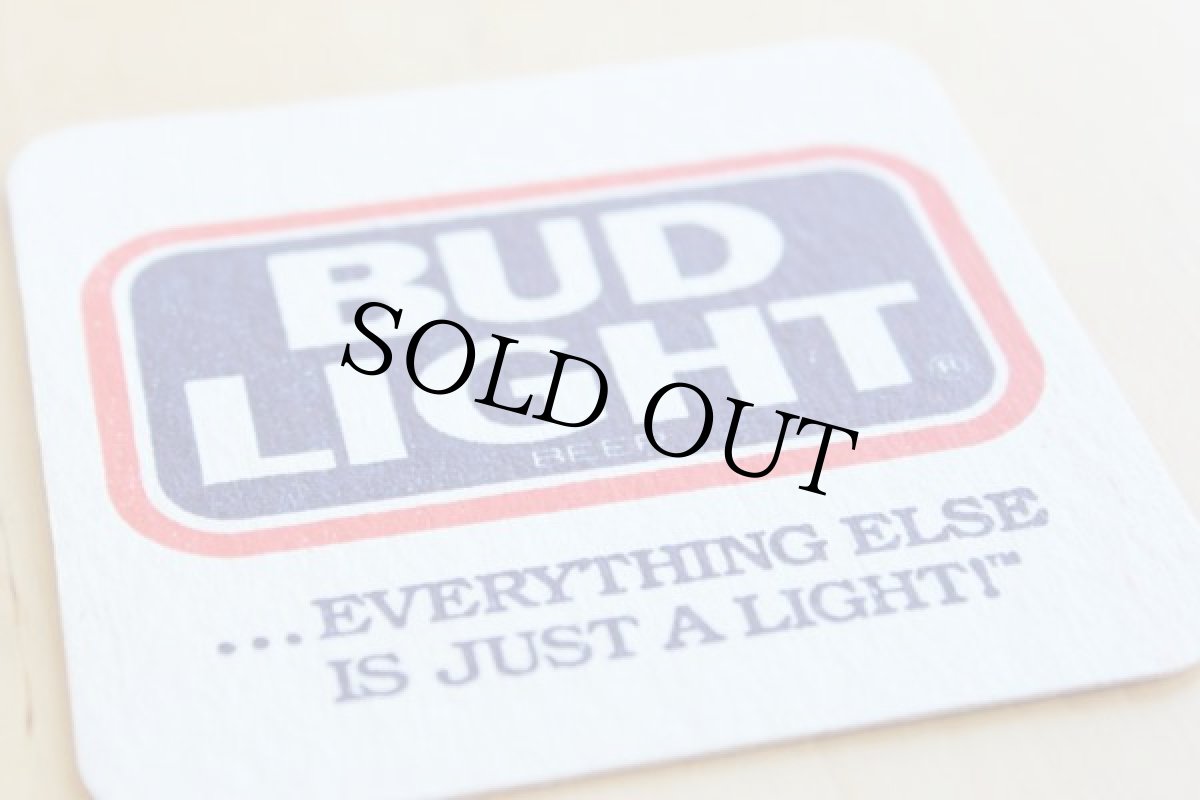 画像2: デッドストック★ビンテージ BUD LIGHTバドライト コースター 13枚セット★Budweiserバドワイザー  (2)