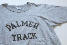 画像1: 80s USA製 Championチャンピオン PALMER TRACK 88/12 Tシャツ 杢グレー M (1)