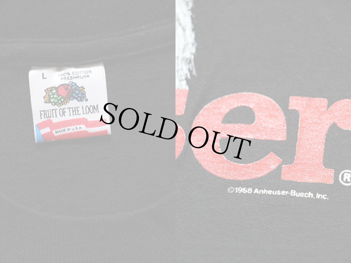 画像3: 80s USA製 Budweiserバドワイザー HISPANIC DANCE FESTIVAL コットンTシャツ 黒 L (3)