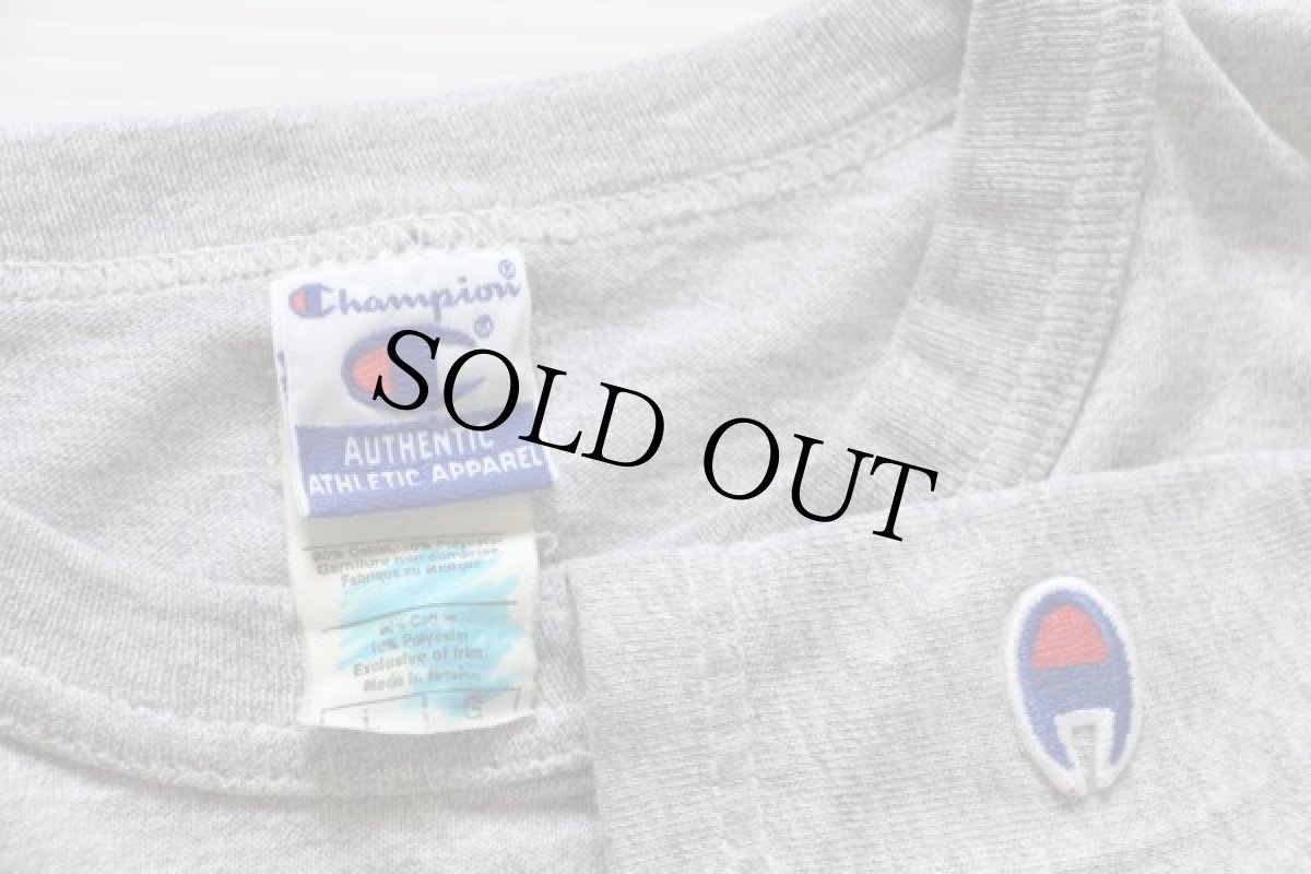 画像4: 00s Championチャンピオン AIR FORCE FOOTBALL Tシャツ 杢グレー L (4)