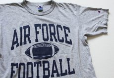 画像1: 00s Championチャンピオン AIR FORCE FOOTBALL Tシャツ 杢グレー L (1)